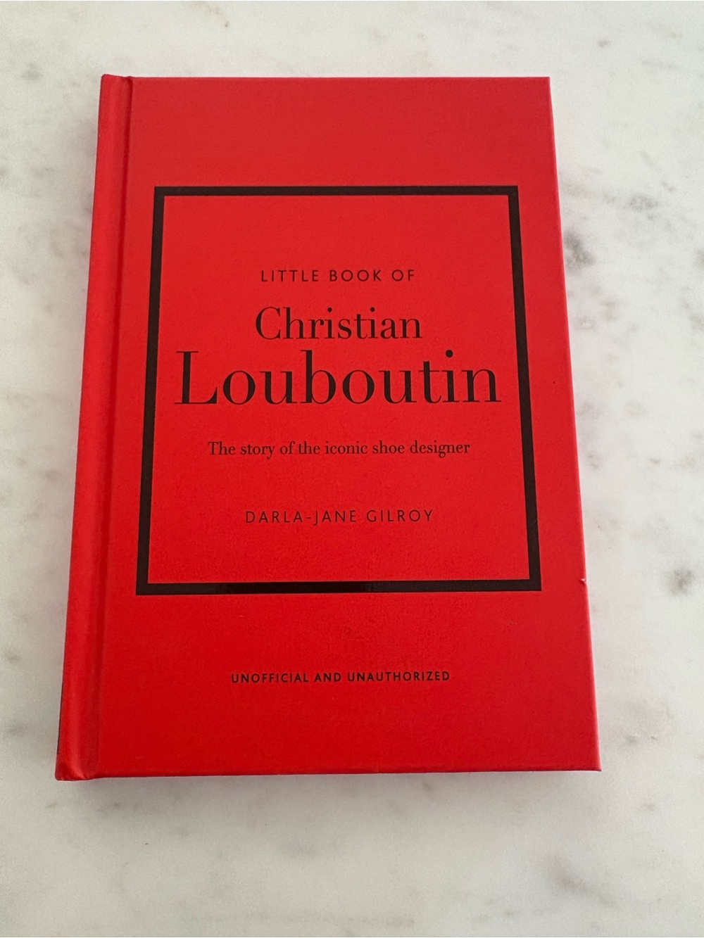 Christian Louboutin Red Hardcover Fashion Book
